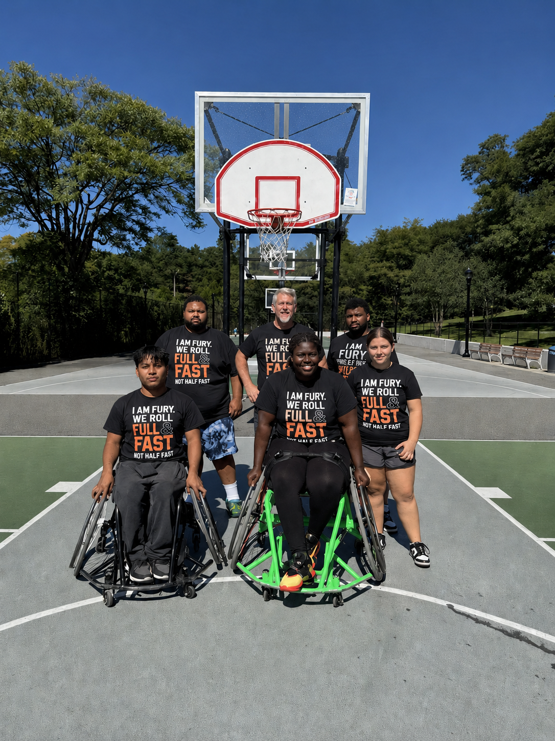 The New York Rolling Fury coaching staff