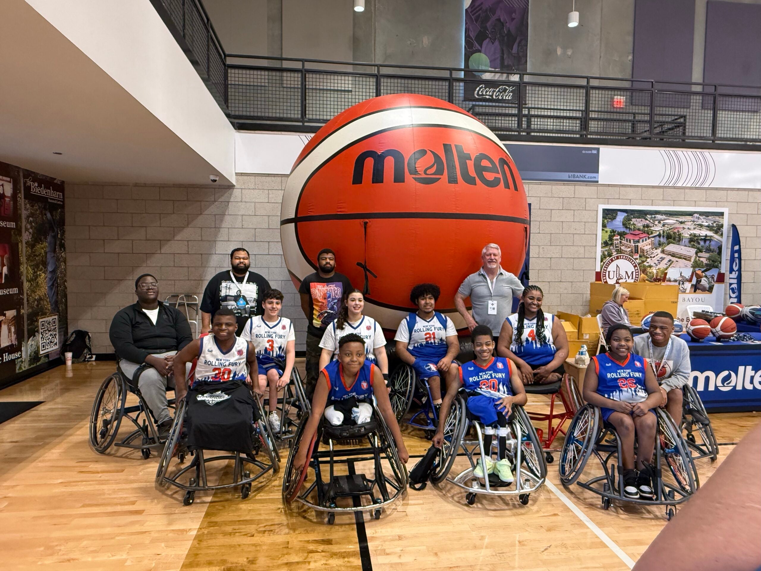 The New York Rolling Fury team together